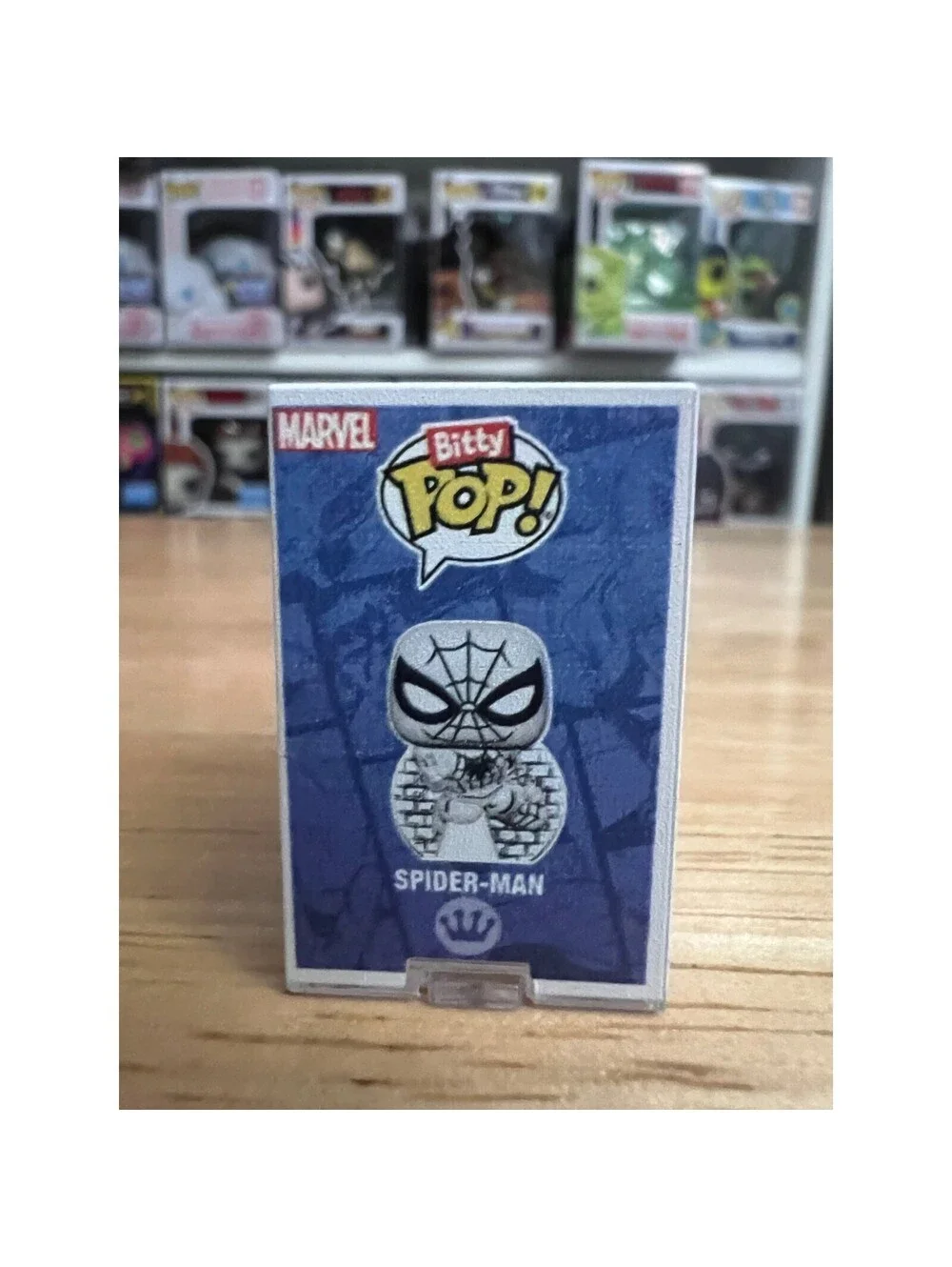 Hyper Rare Bitty Chase Spider-man Spotlight 1-Inch Funko Pop Marvel Comic Sketch